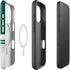 NFL New York Jets White Striped iPhone 16 Plus Magsafe Impact Case